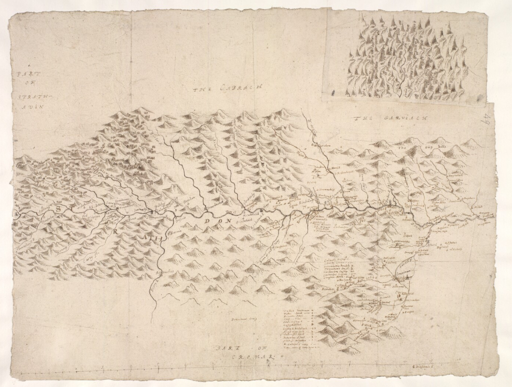 Manuscript maps by Robert and James Gordon circa 1636-1652
